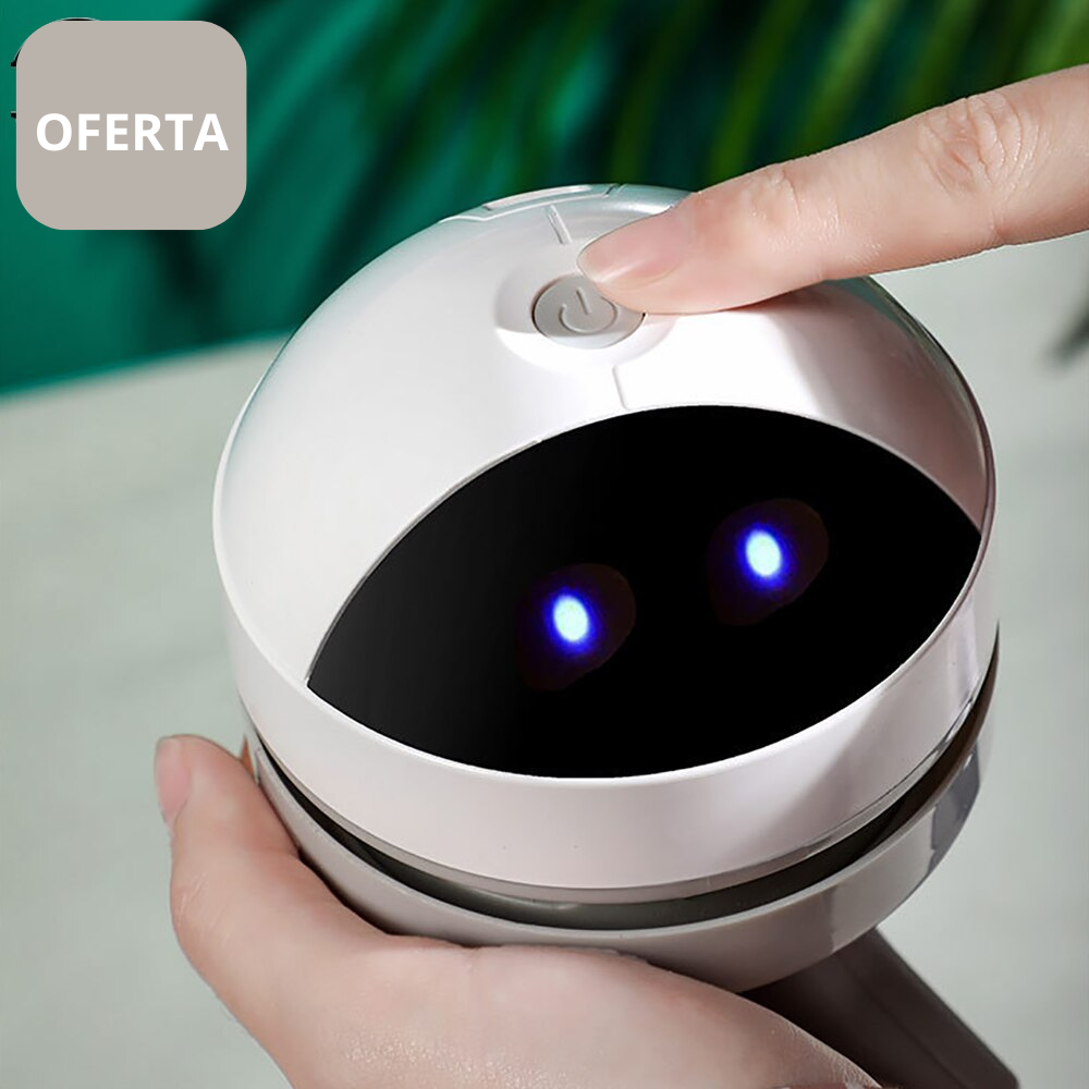 Mini aspiradora de mano para escritorio - con carga USB